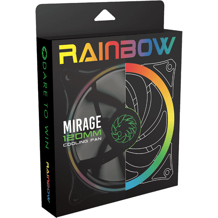Вентилятор GAMEMAX Rainbow Mirage (FN-12RAINBOW-N)