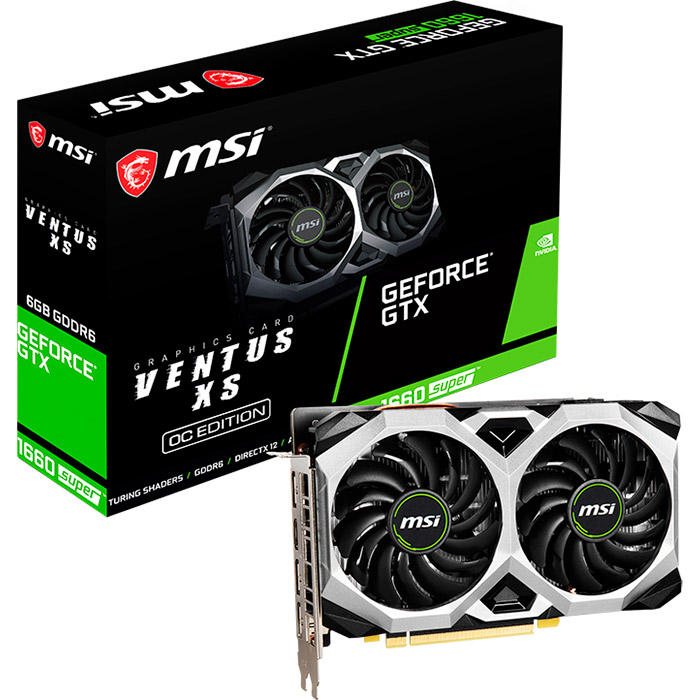 Відеокарта MSI GeForce GTX 1660 Super Ventus XS OC