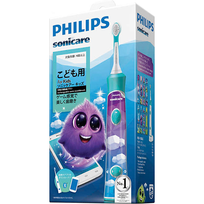 Электрическая детская зубная щётка PHILIPS Sonicare for Kids Aqua (HX6321/03)