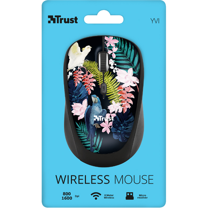 Миша TRUST Yvi Wireless Parrot (23387)