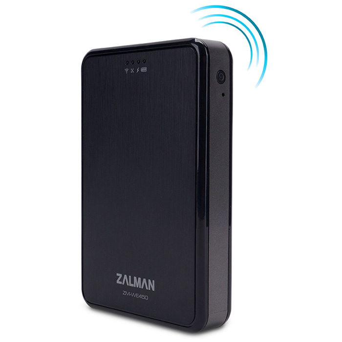 Карман зовнішній ZALMAN ZM-WE450 для HDD/SSD 2.5" USB3.0/Wi-Fi