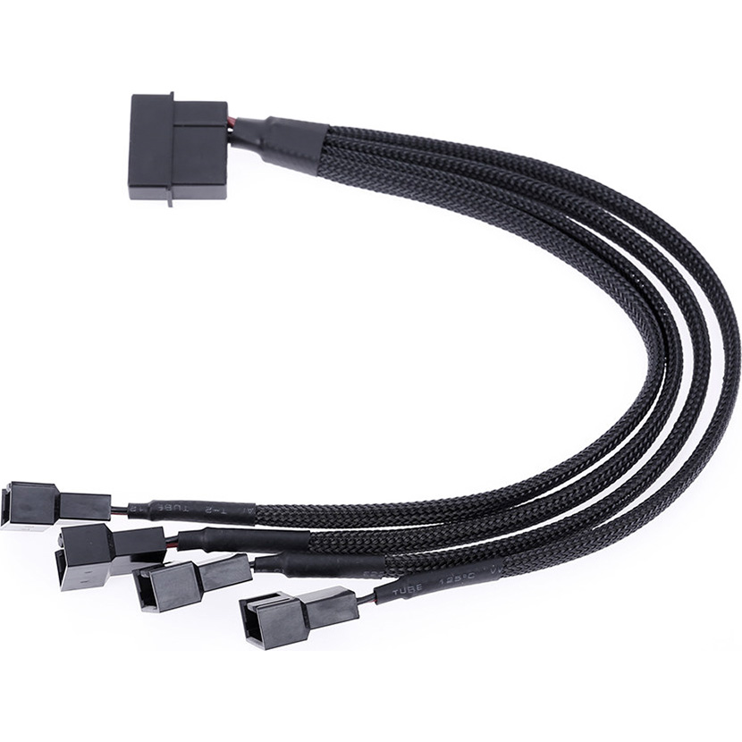 Кабель-розгалужувач для вентиляторів PWM Molex to 4x4-pin