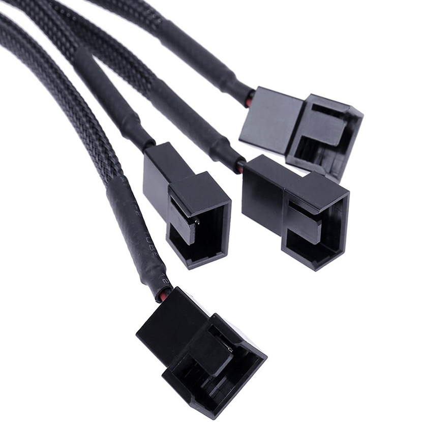 Кабель-розгалужувач для вентиляторів PWM Molex to 4x4-pin