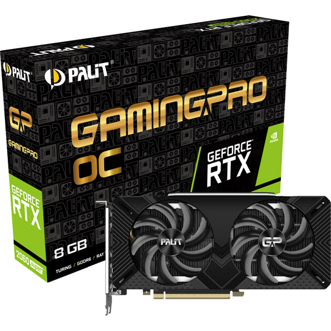 Відеокарта PALIT GeForce RTX 2060 Super 8GB GDDR6 256-bit Gaming Pro OC (NE6206SS19P2-1062A)/Уцінка