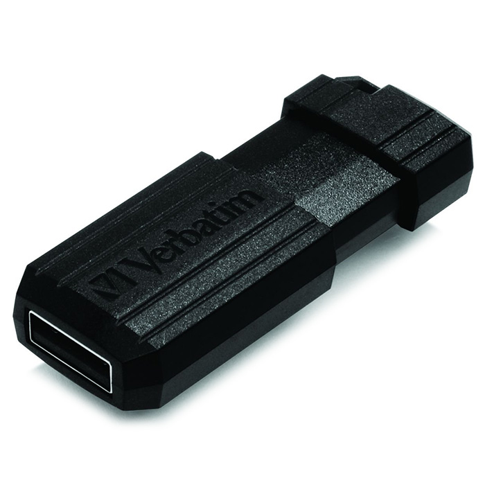 Флэшка VERBATIM Store 'n' Go PinStripe 32GB USB2.0 Black (49064)