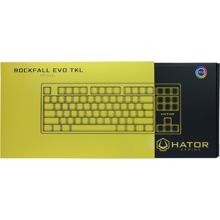 Клавіатура HATOR Rockfall EVO TKL Black (HTK-630)