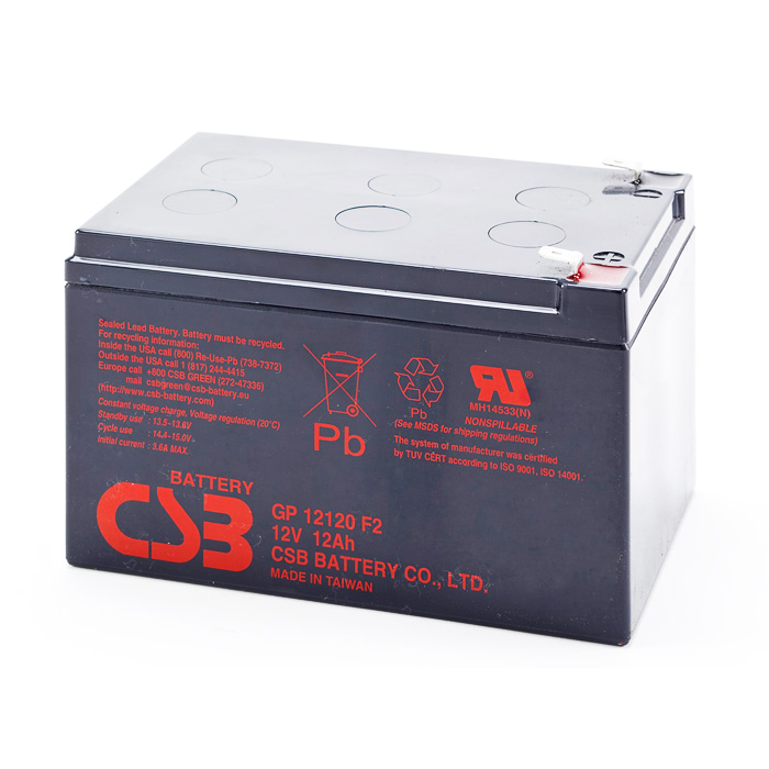 Акумуляторна батарея CSB GP12120 (12В, 12Агод)
