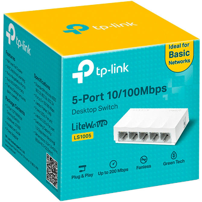 Коммутатор TP-LINK LiteWave LS1005