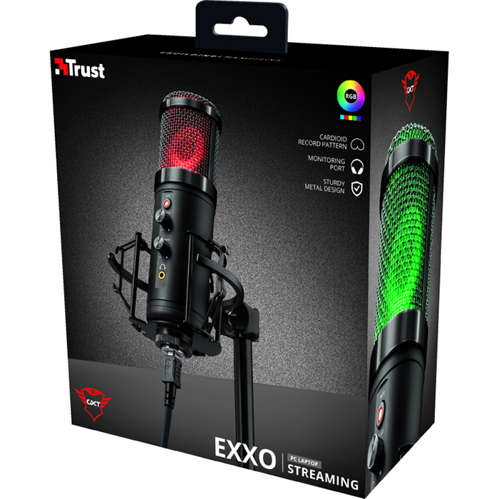 Мікрофон для стримінгу/подкастів TRUST Gaming GXT 256 Exxo (23510)