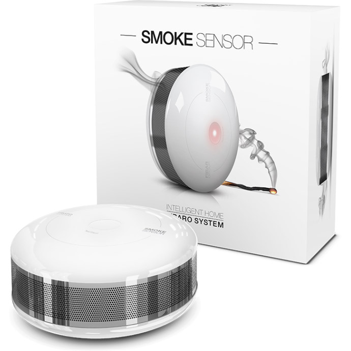 Пожежний датчик диму та тепла FIBARO Smoke Sensor (FGSD-002 ZW5)