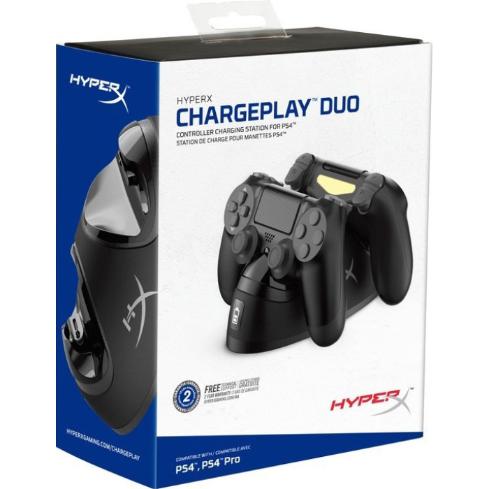 Зарядна станція для геймпадів HYPERX ChargePlay Duo для PS4 (HX-CPDU-C)