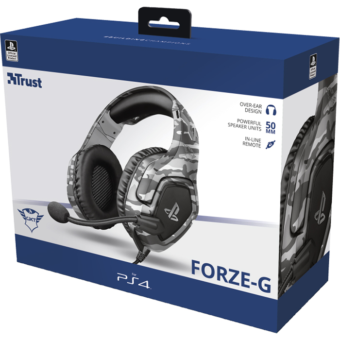 Ігрові навушники TRUST Gaming GXT 488 Forze for PS4 Gray (23531)