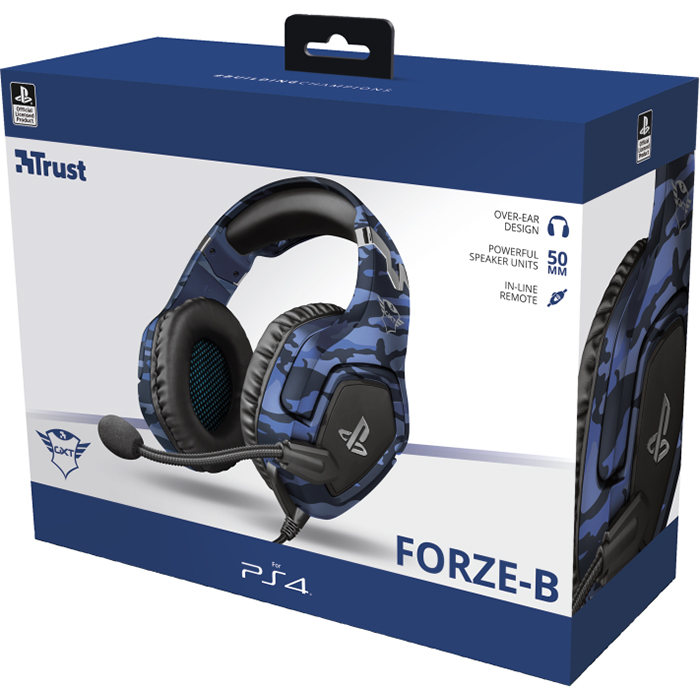 Ігрові навушники TRUST Gaming GXT 488 Forze for PS4 Blue (23532)