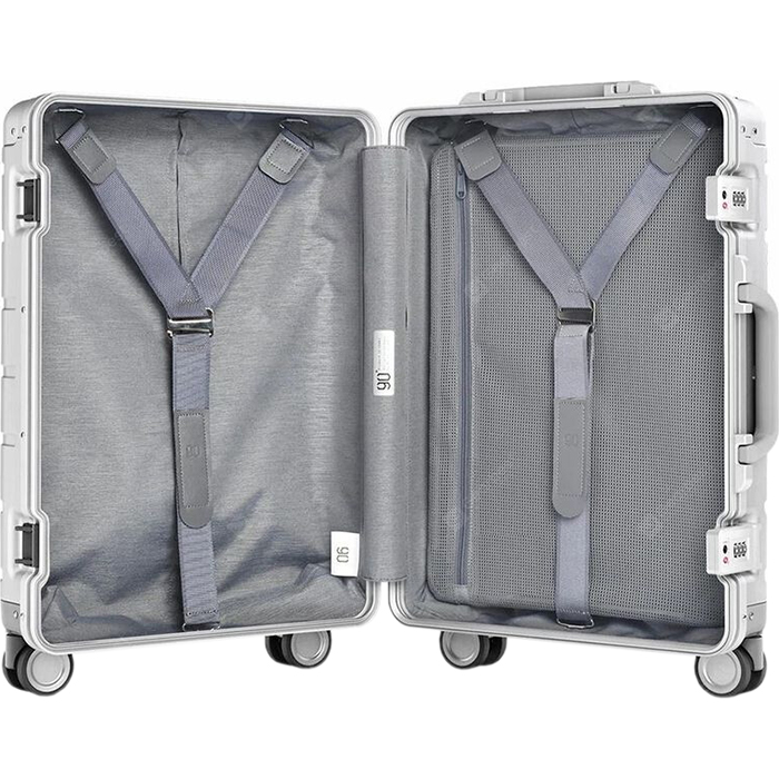 Валіза XIAOMI 90FUN Metal Carry-on Luggage Silver 31л