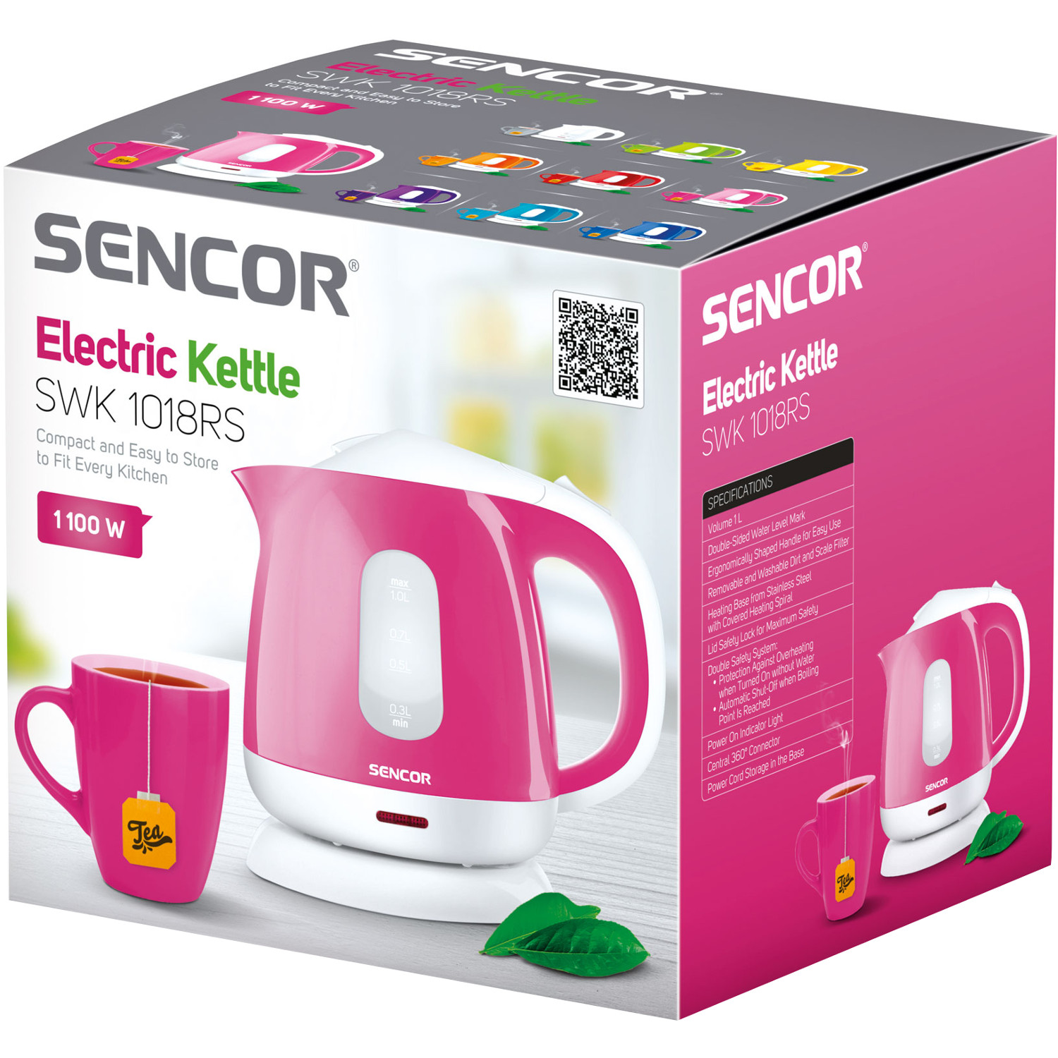 Электрочайник SENCOR SWK 1018RS (41005062)