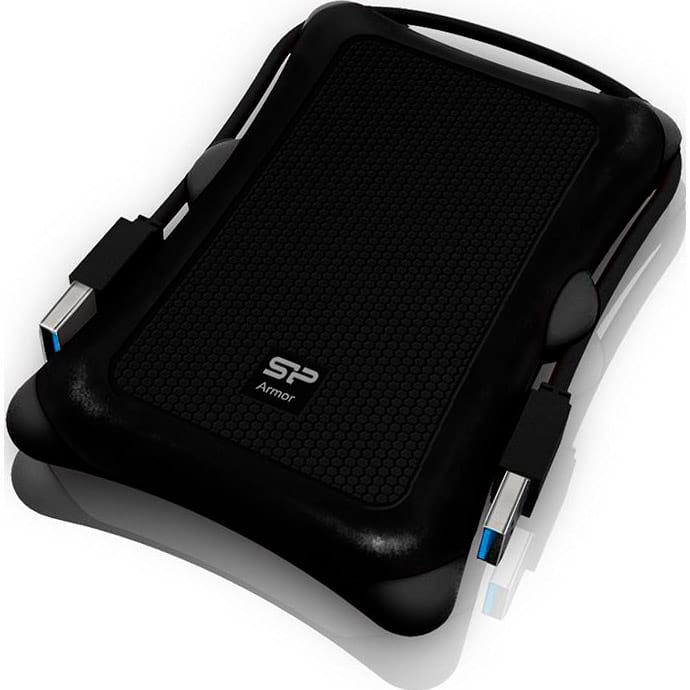 Портативный жёсткий диск SILICON POWER Armor A30 1TB USB3.2 Black (SP010TBPHDA30S3A)