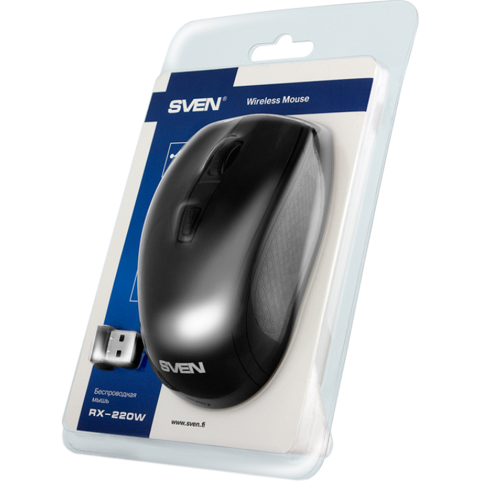 Мышь SVEN RX-220W Black (00530097)