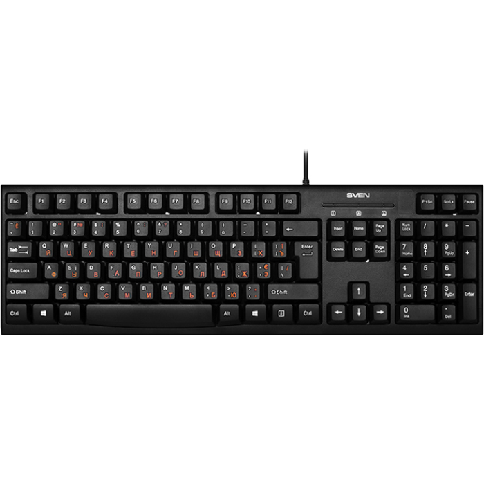 Клавіатура SVEN KB-S300 Black (00600200)