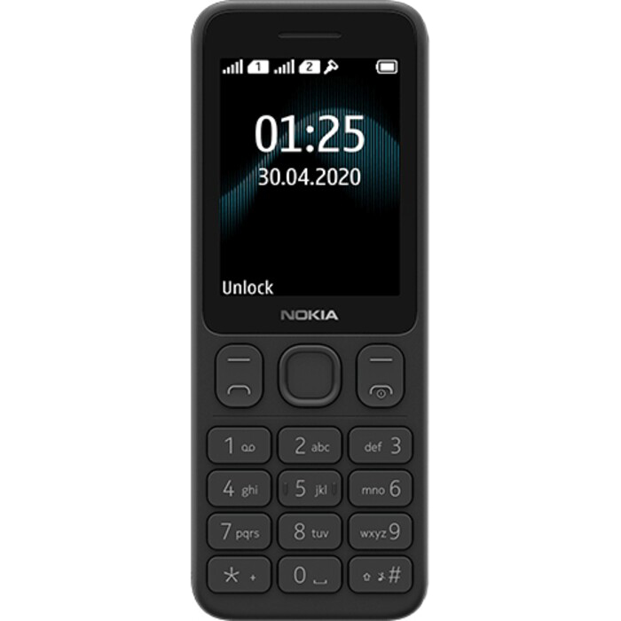 Мобильный телефон NOKIA 125 (2020) Black