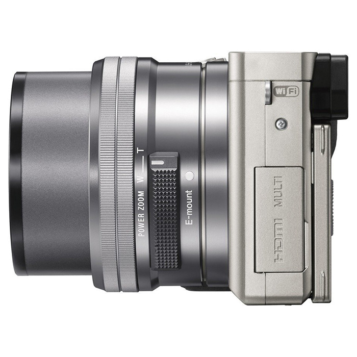 Фотоаппарат SONY Alpha 6000 Kit Silver 16-50mm f/3.5-5.6 OSS E PZ (ILCE6000LS.CEC)