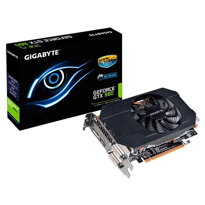 Відеокарта GIGABYTE GeForce GTX 960 2GB GDDR5 128-bit OC (GV-N960IXOC-2GD)