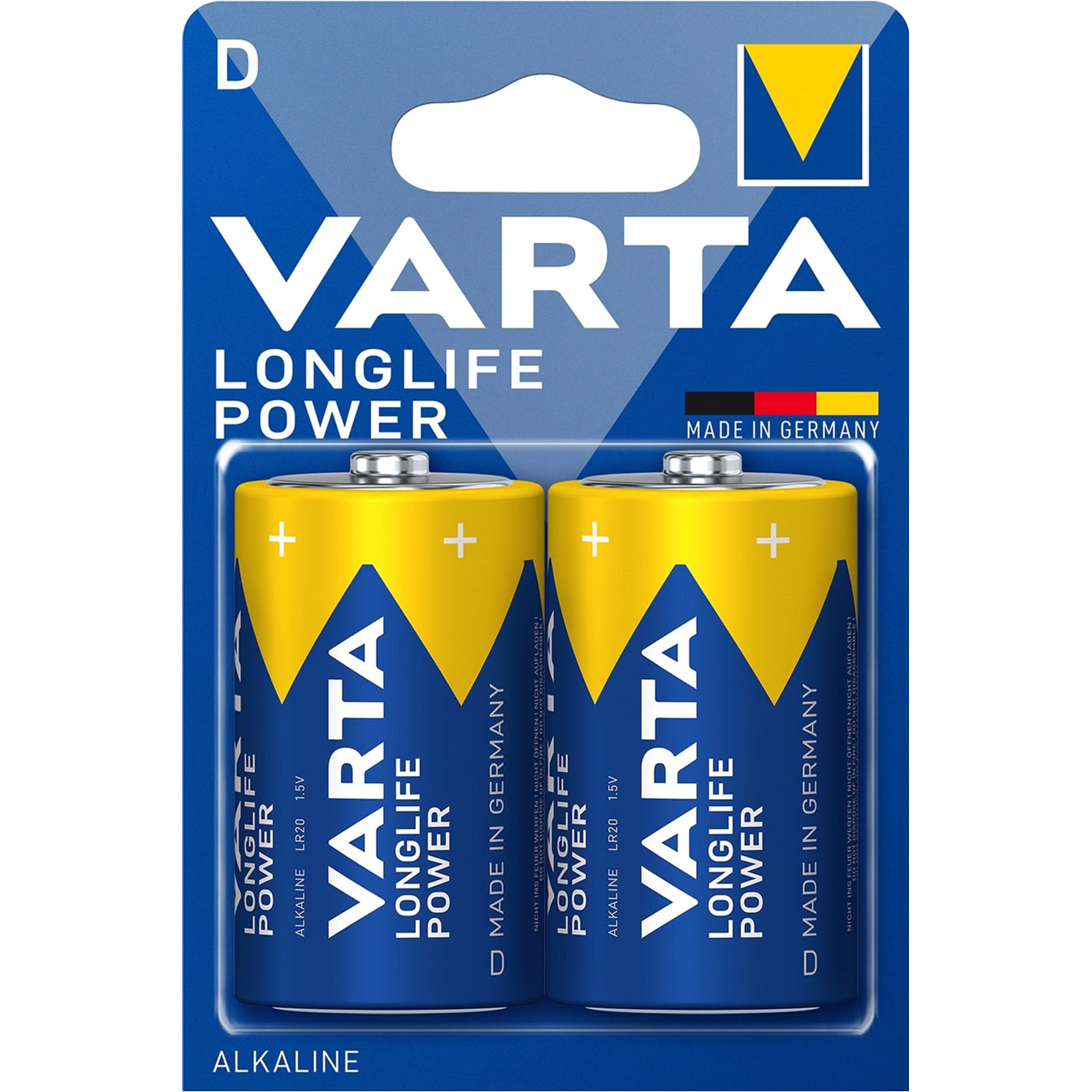 Батарейка VARTA Longlife Power D 2шт/уп (04920 121 412)