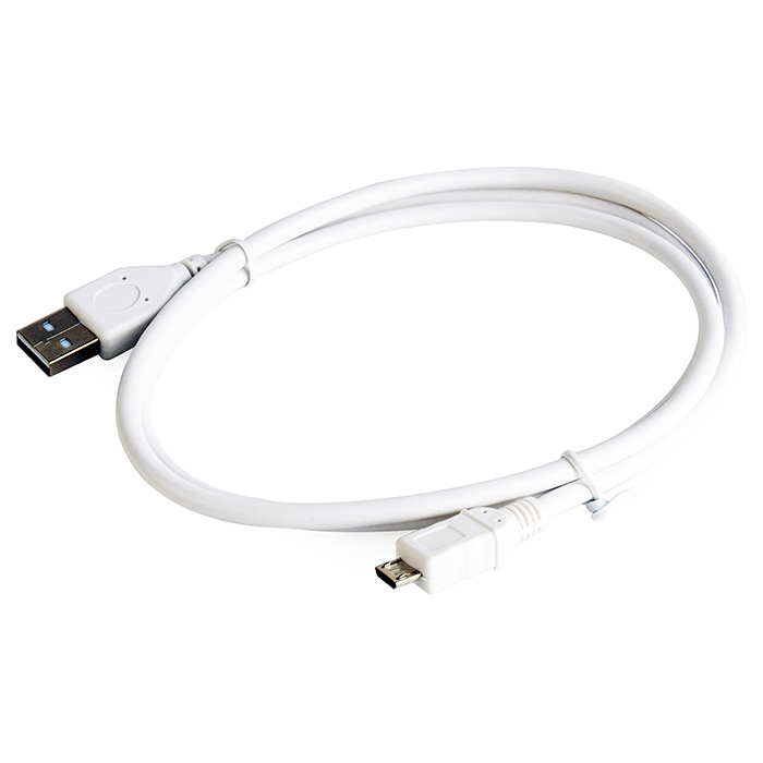 Кабель CABLEXPERT USB2.0 AM/Micro-BM White 0.5м (CCP-MUSB2-AMBM-W-0.5M)