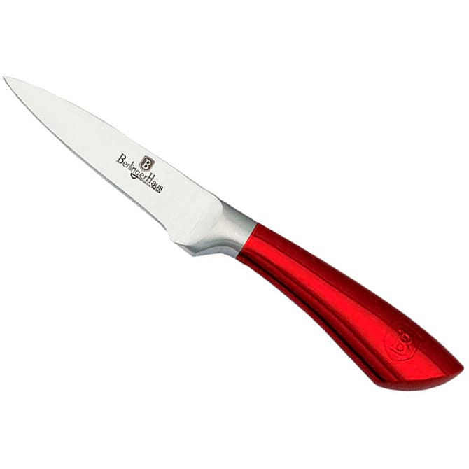 Нож кухонный для чистки овощей BERLINGER HAUS Metallic Line Burgundy Edition 90мм (BH-2329)