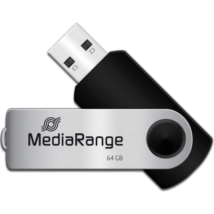 Флэшка MEDIARANGE Swivel 64GB (MR912)