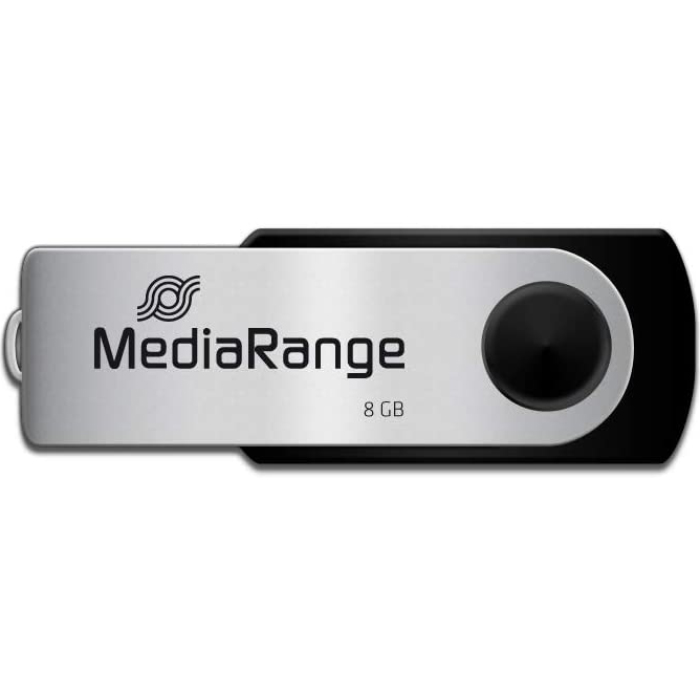 Флэшка MEDIARANGE Swivel 8GB USB2.0 (MR908)