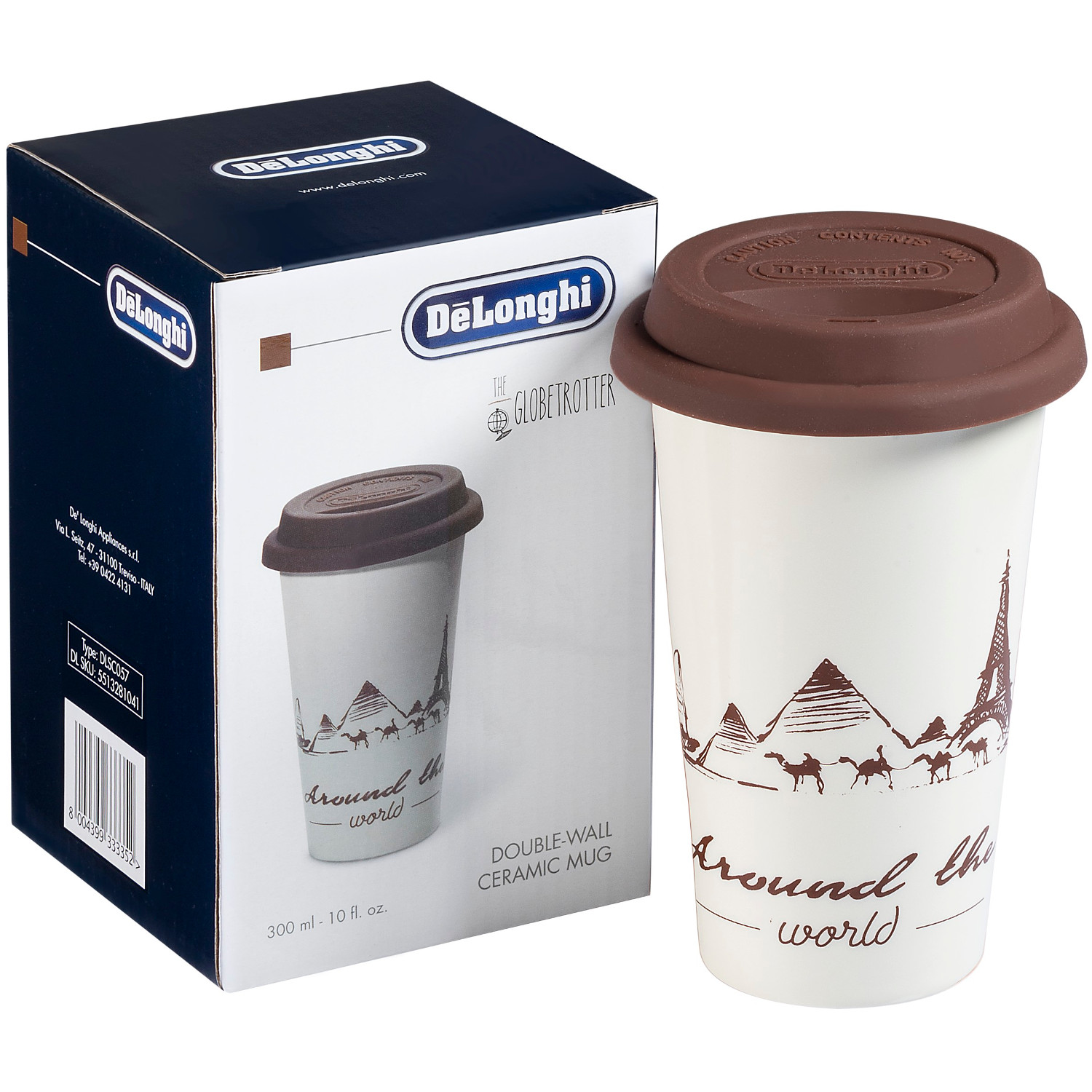 Термокухоль DELONGHI DLSC057 0.3л The Globetrotter (5513281041)
