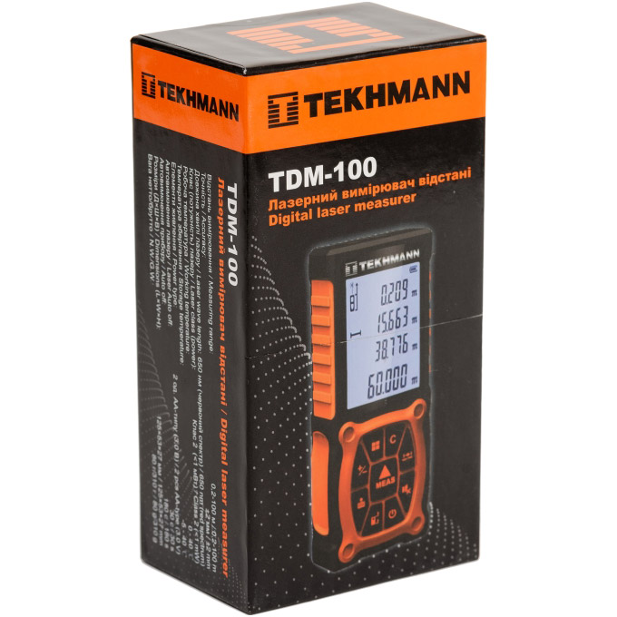 Лазерний далекомір TEKHMANN TDM-100 (847654)