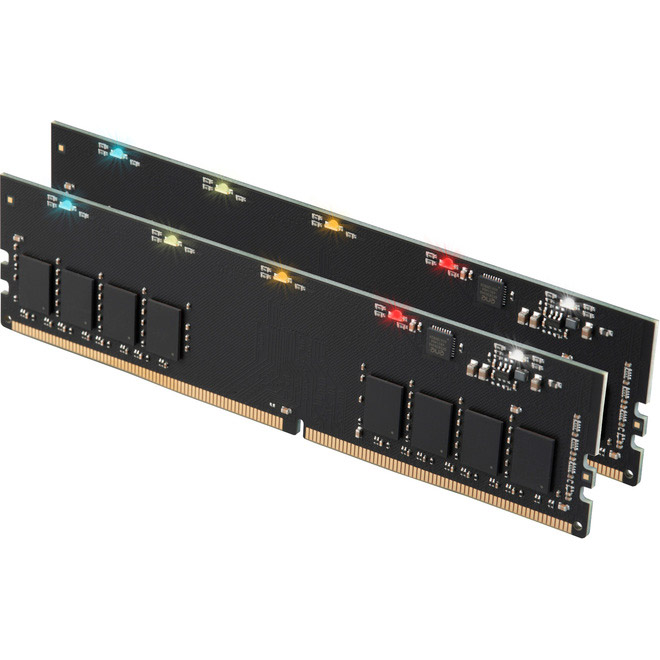 Модуль пам'яті EXCELERAM RGB X1 DDR4 3000MHz 32GB Kit 2x16GB (ERX1432306CD)
