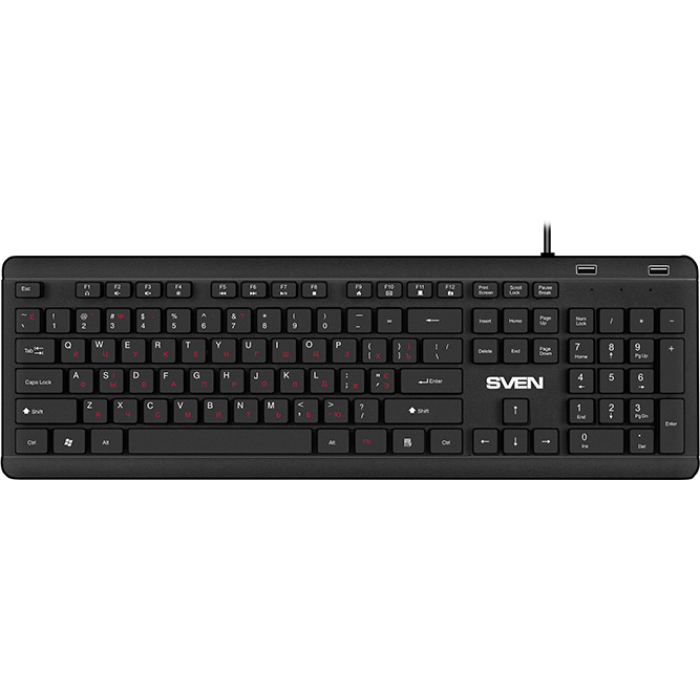 Клавіатура SVEN KB-E5700H Black (00600203)