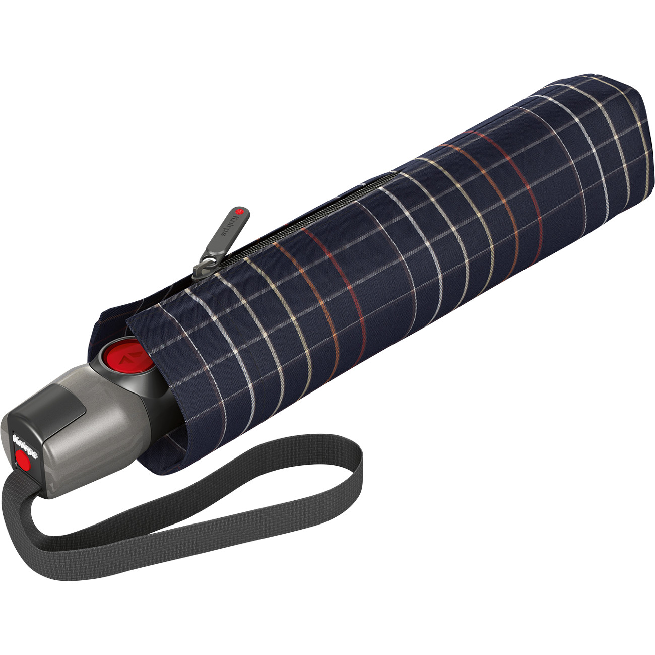 Парасолька KNIRPS T.200 Medium Duomatic Check Black (95 3201 5290)