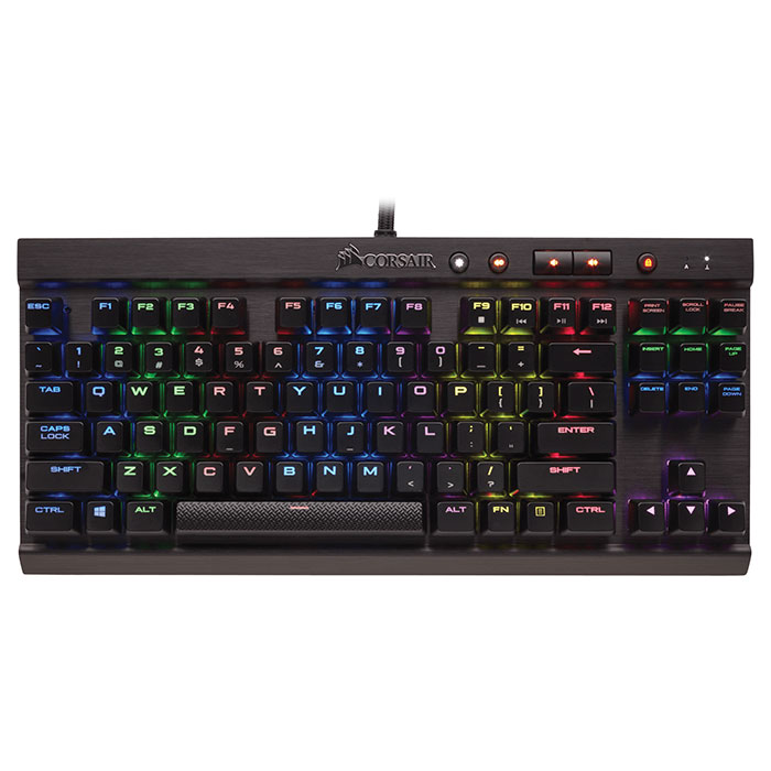 Клавіатура CORSAIR K65 RGB Rapidfire Compact Mechanical Gaming Cherry MX Speed (CH-9110014-RU)