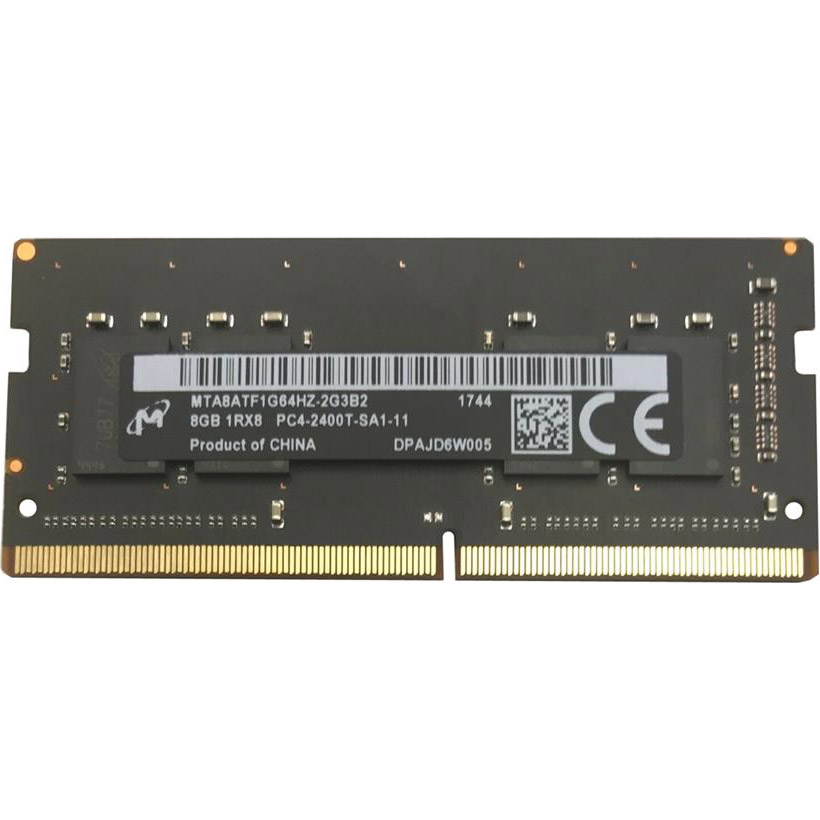 Модуль пам'яті MICRON SO-DIMM DDR4 2400MHz 8GB (MTA8ATF1G64HZ-2G3B2)