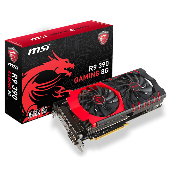 Відеокарта MSI Radeon R9 390 8GB GDDR5 512-bit TwinFrozr V Gaming (R9 390 GAMING 8G)