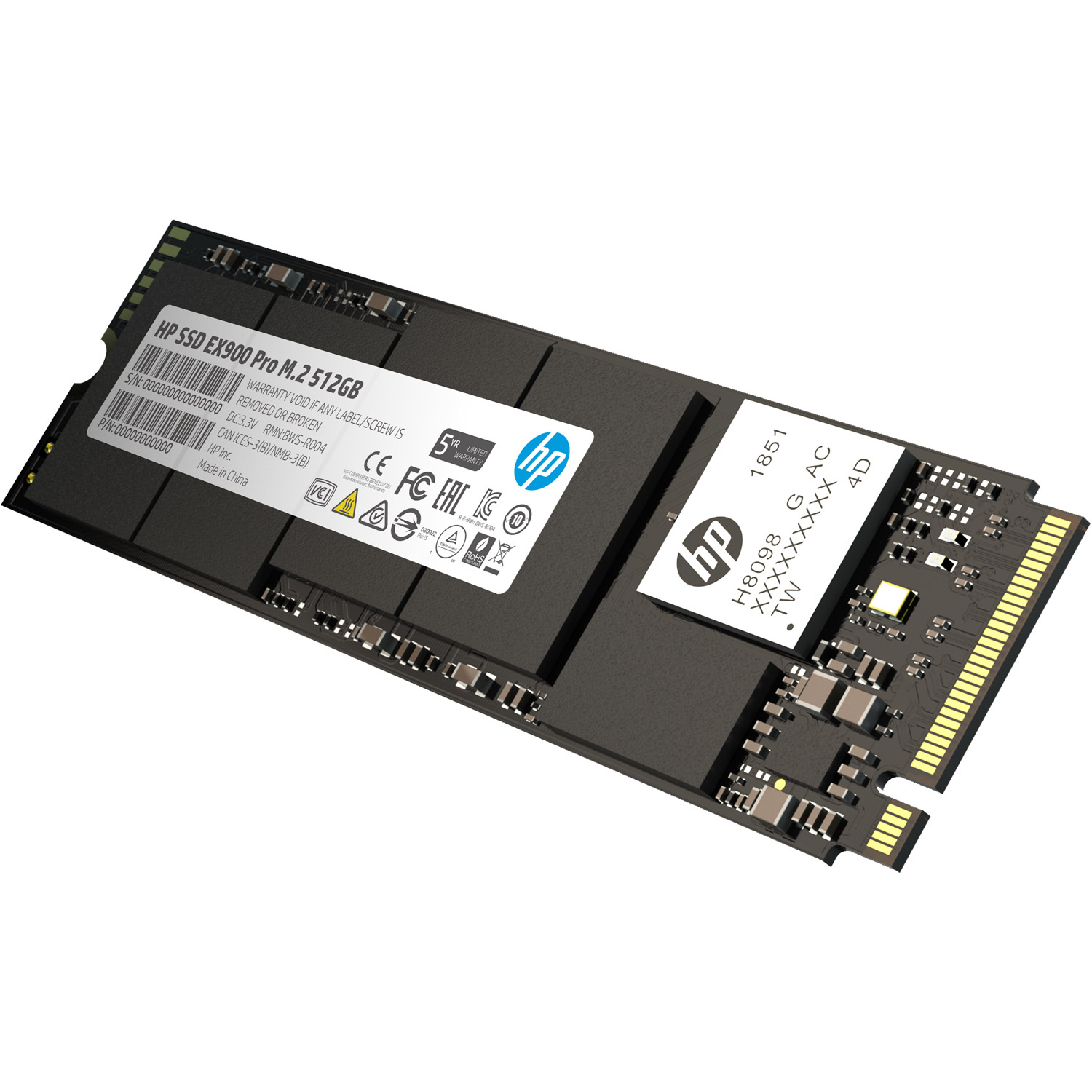 SSD диск HP EX900 Pro 512GB M.2 NVMe (9XL76AA)