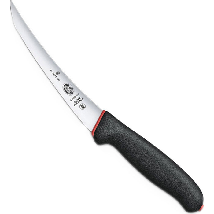 Нож кухонный для обвалки VICTORINOX Fibrox Boning Super Flexible Black 150мм (5.6663.15D)