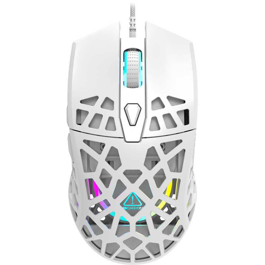 Миша ігрова CANYON Puncher GM-20 White (CND-SGM20W)