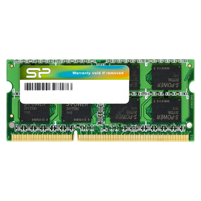 Модуль пам'яті SILICON POWER SO-DIMM DDR3L 1600MHz 8GB (SP008GLSTU160N02)