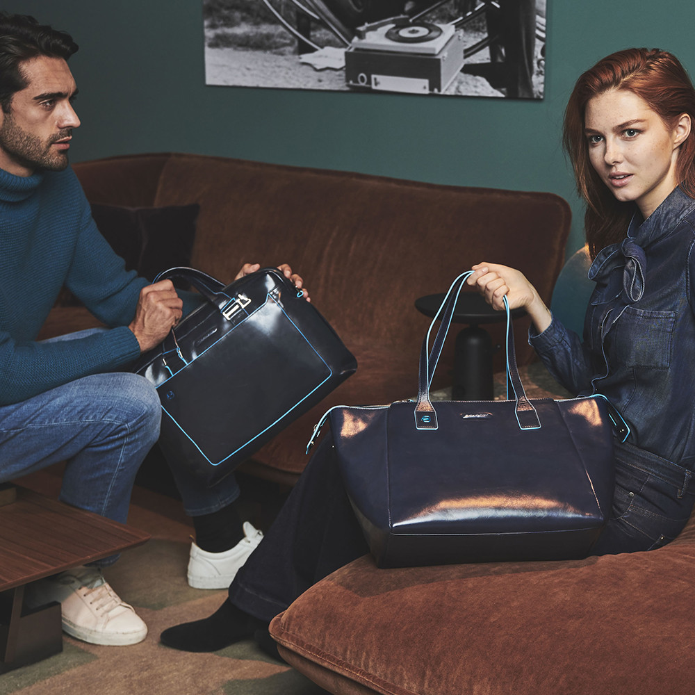 Сумка-портфель PIQUADRO Blue Square 14" Night Blue (CA3335B2-BLU2)