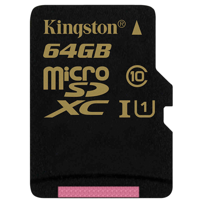 Карта памяти KINGSTON microSDXC 64GB UHS-I Class 10 (SDCA10/64GBSP)