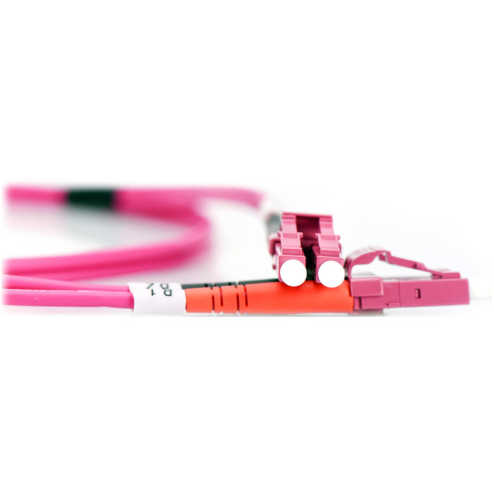 Оптичний патч-корд DIGITUS LC/UPC-LC/UPC, MM OM4, Duplex, 7м, Violet (DK-2533-07-4)