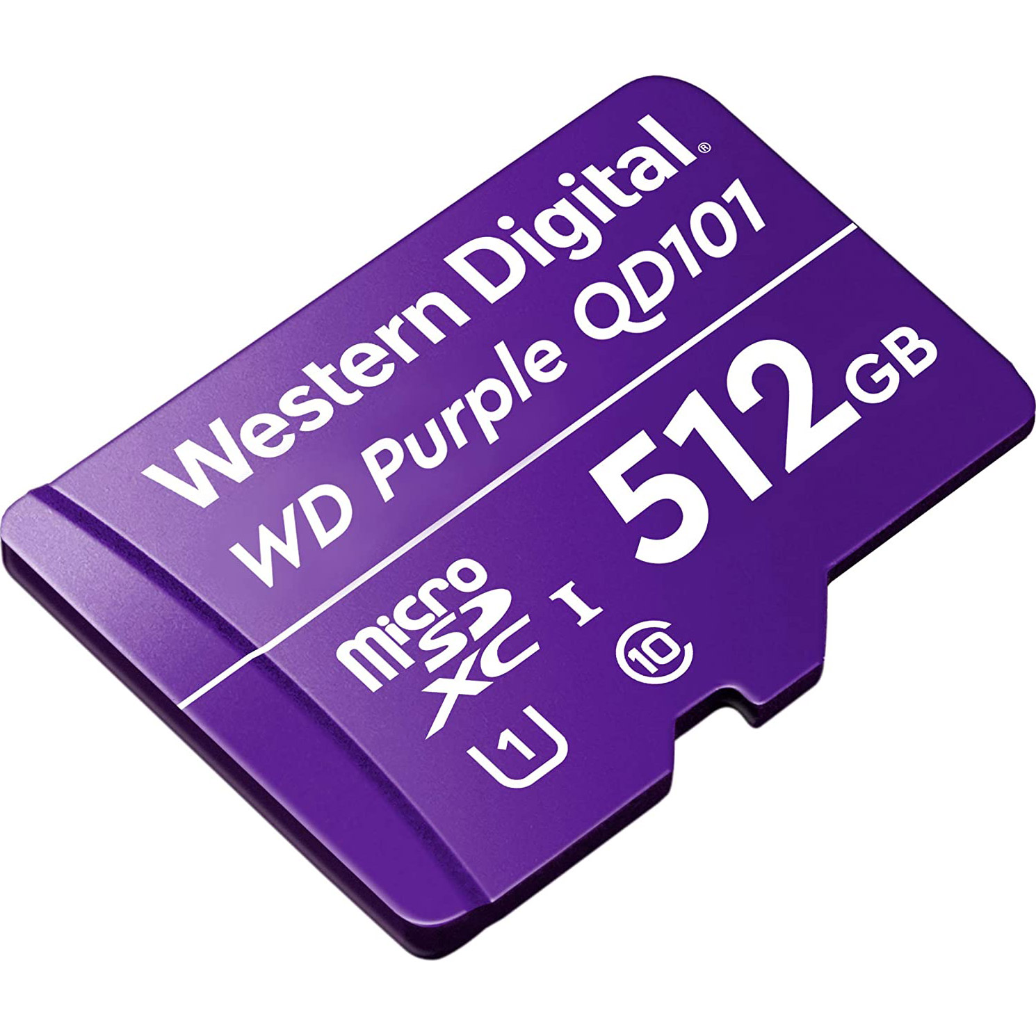 Карта пам'яті WD microSDXC Purple SC QD101 512GB UHS-I Class 10 (WDD512G1P0C)