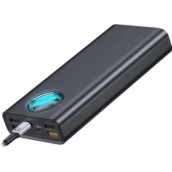 Повербанк BASEUS Amblight Digital Display Quick Charge 33W Powerbank 30000mAh Black/Уценка (PPLG-01)