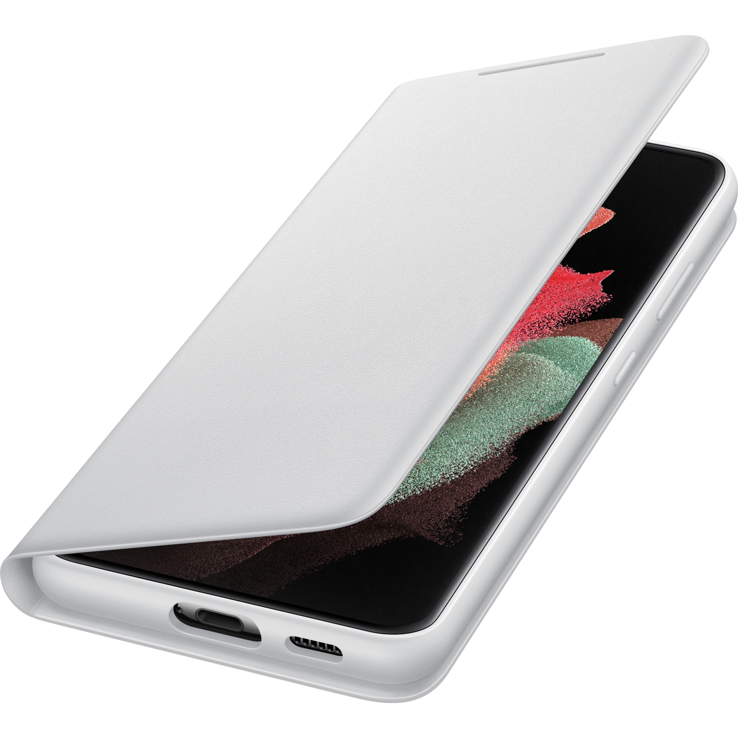 Чохол SAMSUNG LED View Cover для Galaxy S21 Ultra Light Gray (EF-NG998PJEGRU)