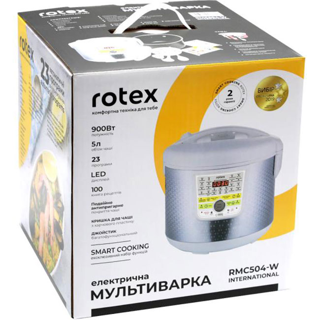 Мультиварка ROTEX RMC504-W International