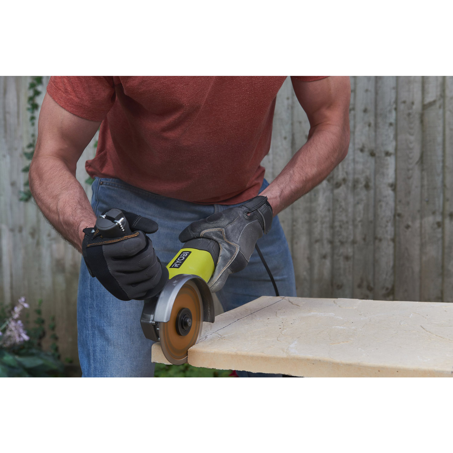 Кутова шліфувальна машина RYOBI RAG800-125G (5133002491)